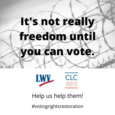 Instagram post - Not freedom until you can vote.
